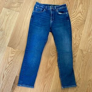 Mavi high rise, slim straight jeans. Probably worn once.